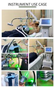 10d Maxlipo Cold Laser 532nm 635nm with Ems Muscle Building Cellulite Reduction Body Slimming E Green Laser