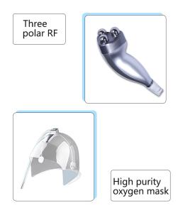 Oxygen Therapy Facial Machine with Pore Cleaning for Skin Rejuvenation Deep Cleansing Machine Spa608-plus