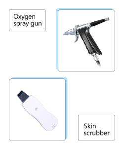 Oxygen Therapy Facial Machine with Pore Cleaning for Skin Rejuvenation Deep Cleansing Machine Spa608-plus