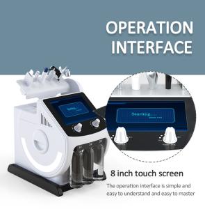 Oxygen Facial Beauty Machine Jet Professional Water-light Skin Analyzer Skin Clean Equipment Spa626