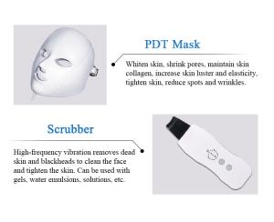 Oxygen Facial Beauty Machine Jet Professional Water-light Skin Analyzer Skin Clean Equipment Spa626