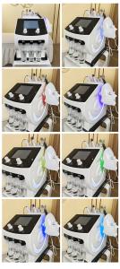 Oxygen Facial Beauty Machine Jet Professional Water-light Skin Analyzer Skin Clean Equipment Spa626