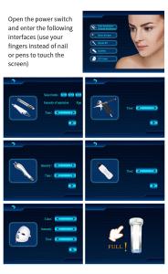 Oxygen Facial Beauty Machine Jet Professional Water-light Skin Analyzer Skin Clean Equipment Spa626