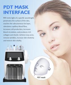 Oxygen Facial Beauty Machine Jet Professional Water-light Skin Analyzer Skin Clean Equipment Spa626