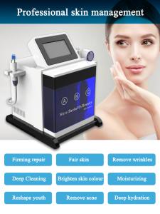 Multi-functional 5-in-1 Organic Skin Care Oxygen Aqua Peel Facial Machine 5.2 Screen 3 Serum Bottles Spa660