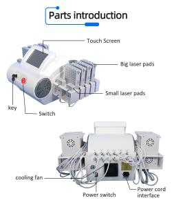 4D 528nm 4 Wavelengths Work Together Diode Lipolaser Body Slimming Machine