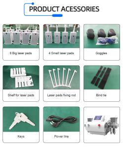 4D 528nm 4 Wavelengths Work Together Diode Lipolaser Body Slimming Machine