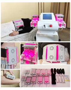 LIPOLASER EMS Laser Pad 4 Wavelengths 635nm 650nm 940nm 980nm Body Slimming Machine