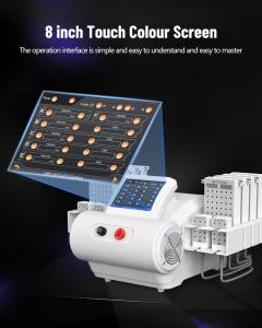 LIPOLASER EMS Laser Pad 4 Wavelengths 635nm 650nm 940nm 980nm Body Slimming Machine