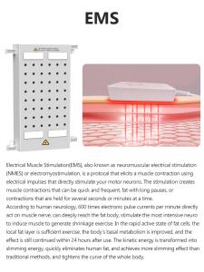 LIPOLASER EMS Laser Pad 4 Wavelengths 635nm 650nm 940nm 980nm Body Slimming Machine