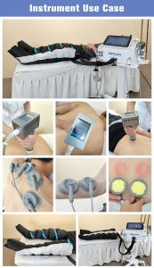3 in 1 SWTLIPO Shockwave and EMS and Pressotherapy for Body  Therapy and Leg Massage Machine