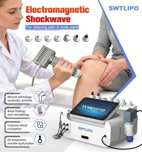 3 in 1 SWTLIPO Shockwave and EMS and Pressotherapy for Body  Therapy and Leg Massage Machine