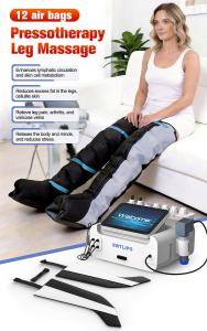 3 in 1 SWTLIPO Shockwave and EMS and Pressotherapy for Body  Therapy and Leg Massage Machine