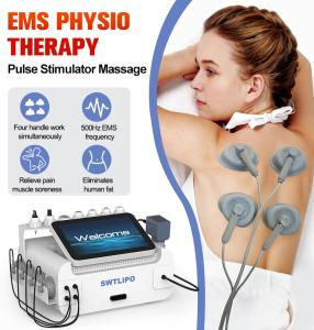 3 in 1 SWTLIPO Shockwave and EMS and Pressotherapy for Body  Therapy and Leg Massage Machine