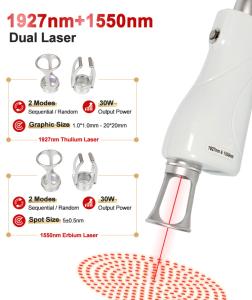 2 in 1 1927nm+1550nm Thulium Laser & Erbium Laser Skin Care Skin Rejuvenation  Beauty Machine ThulErbe Dual Pro 68