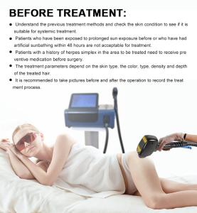 Professional 4 Wavelength Diode Laser Hair Removal Machine Ice Cooling System for Clinic Salon Spa BR315